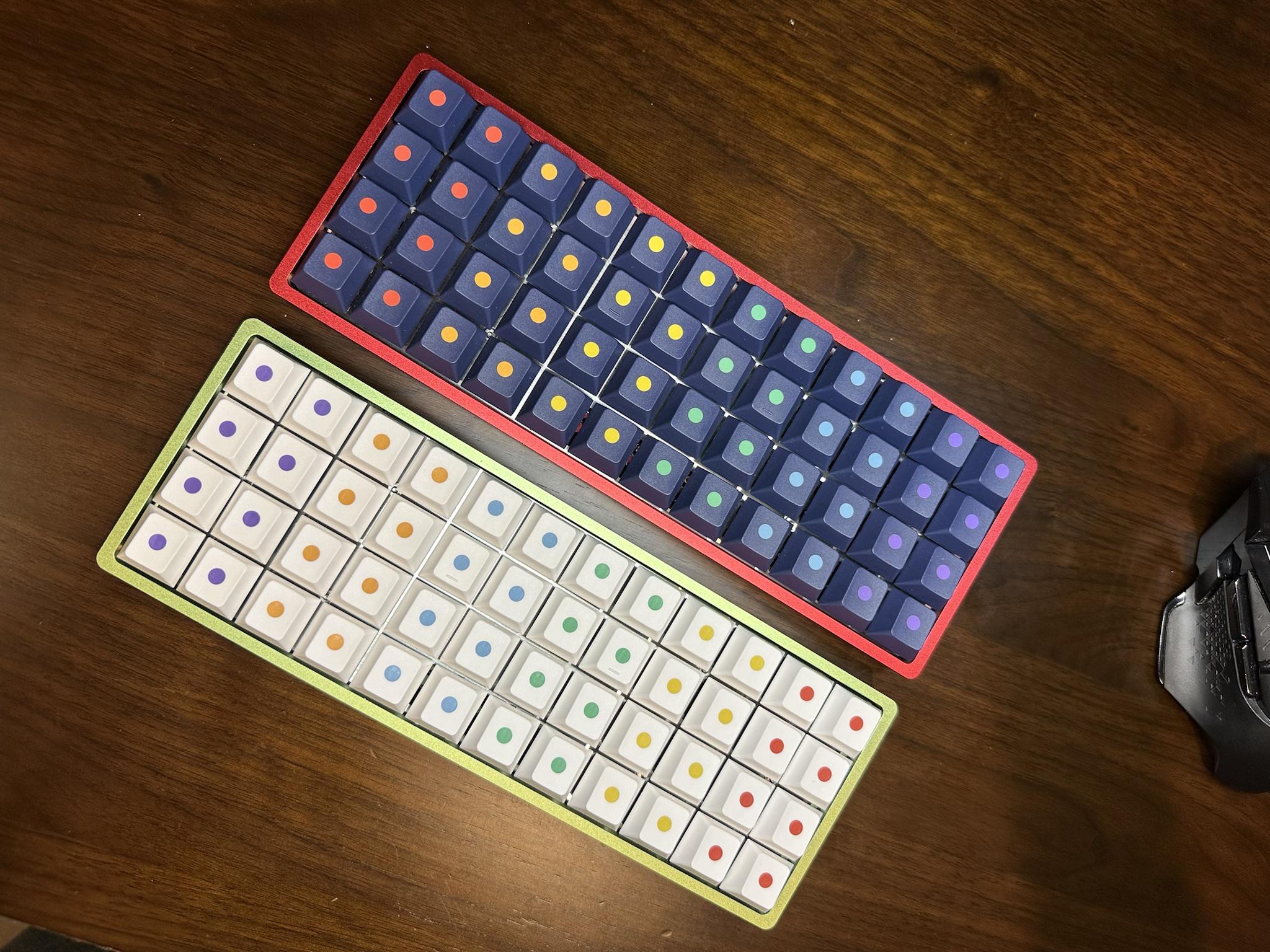 Planck green and red